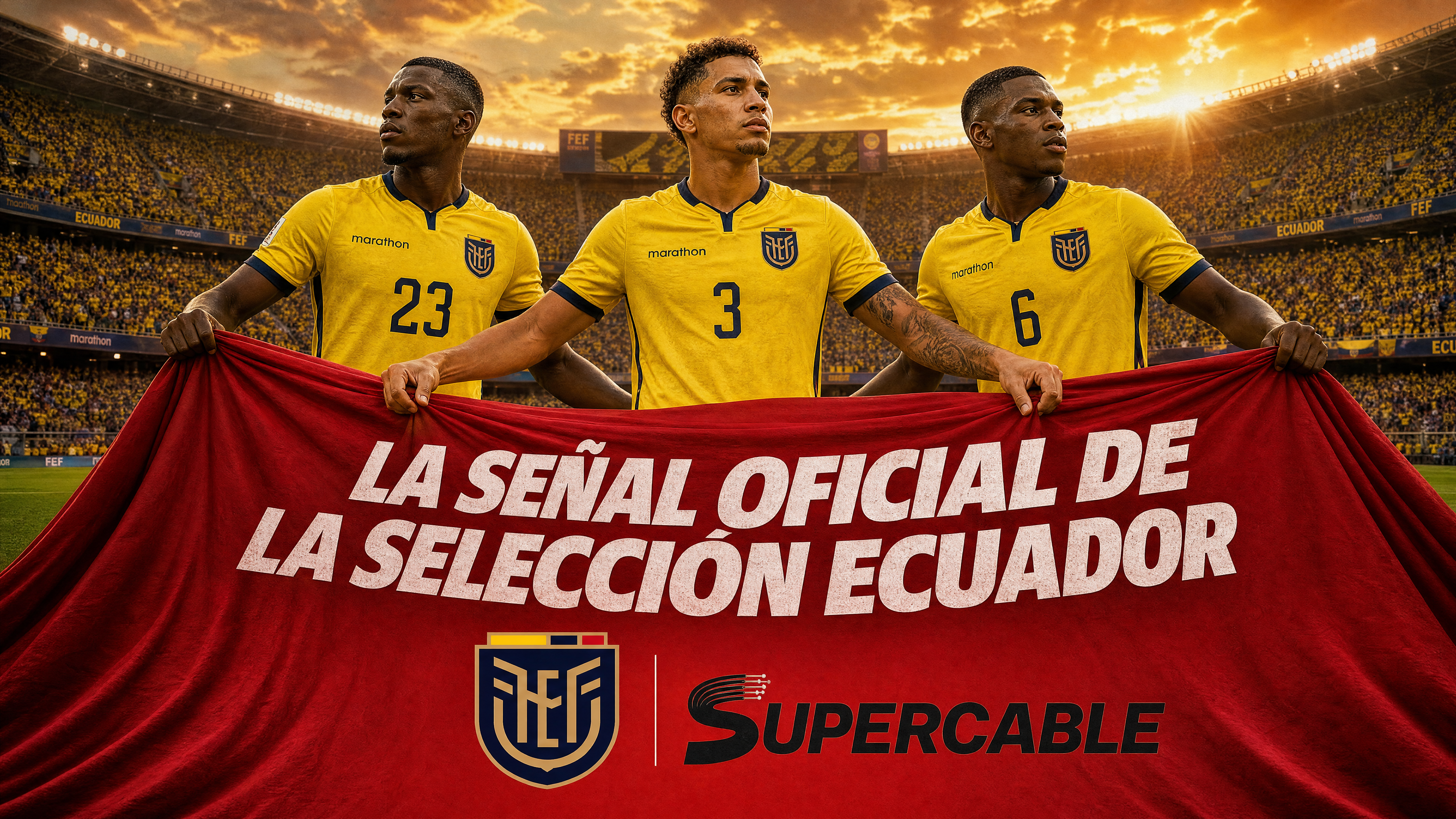 Supercable, la señal oficial de la Selección Ecuador